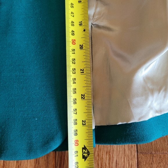 Beautiful Vintage J.Crew schoolboy Wool Blend Blazer Green size 6 Women's Classy - Picture 14 of 14